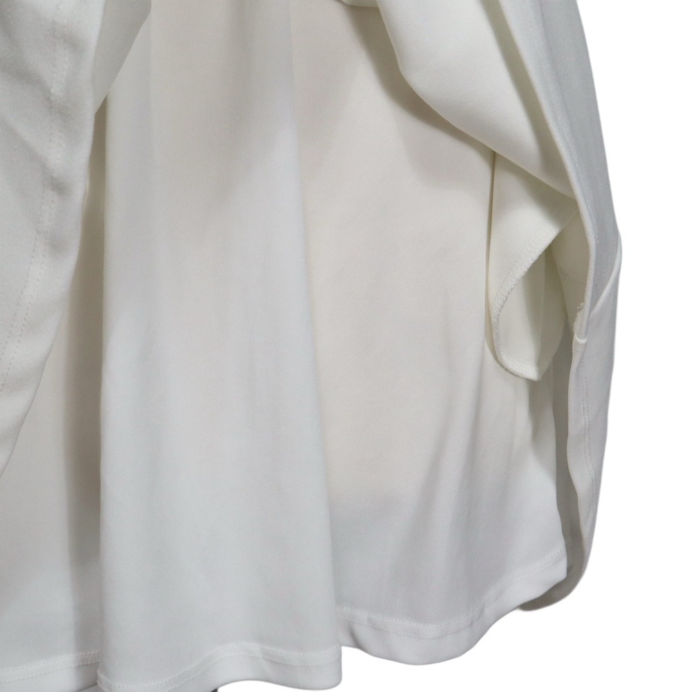 City Studio Dress Size 5 Ruffled Fit & Flare Ivory Sleeveless Sweet Heart - Picture 11 of 14